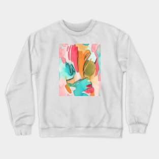 Abstract Watercolor Art Crewneck Sweatshirt